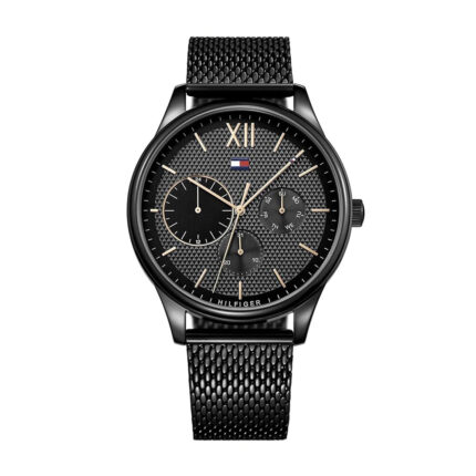 Tommy Hilfiger Men's Analog Black Dial Watch 1791420